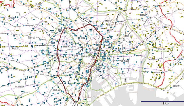 Development of rental storage and container storage in central Tokyo